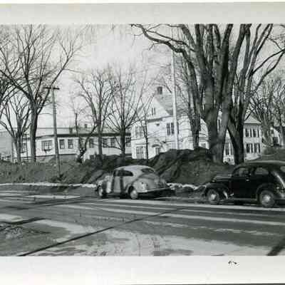 Maine Street and northern end of Park Row and Mall