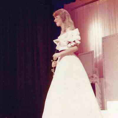 A color photograph of contestant #1 Vicky Brown.