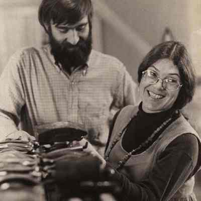 A photo view of Steve and Judy Brown. 2/27/1975.