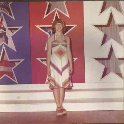 Suzanne Davis in her talent costume.