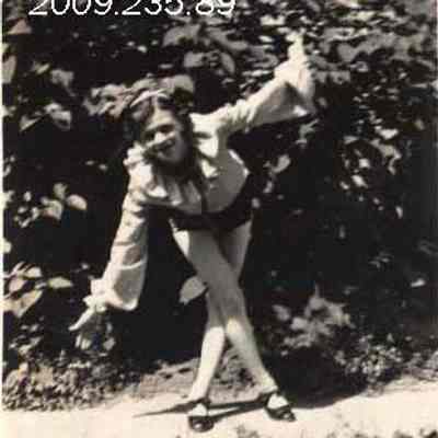 A photo of Evelyn St. Pierre in a dance costume.