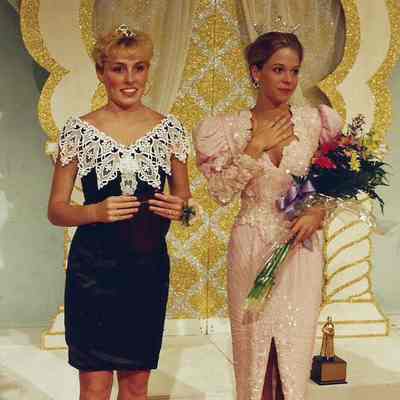 Miss Brunswick Lisa Kelly with Robin Moody Teen Queen 1991