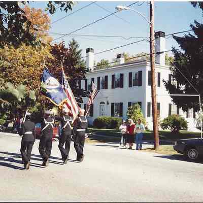 US Navy Color Guard in Brunswick's 250th Anniversary Parade