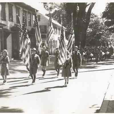 Flag Bearers in Brunswick's 200th Anniversary Parade