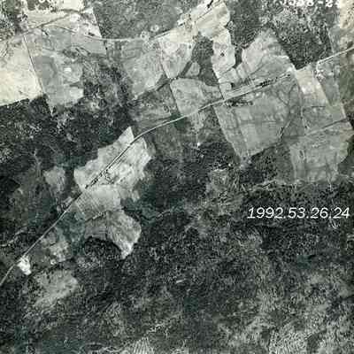 An aerial photo of 5/4/1953