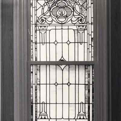 Stained Glass Window in the United Methodist Church