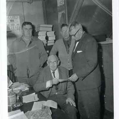 Topsham Selectmen in an Office