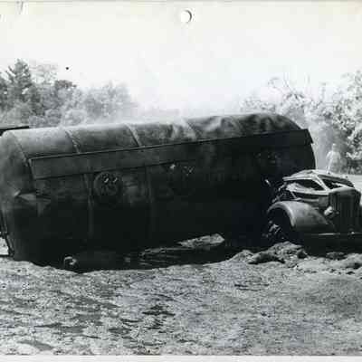 Oil Truck After Fire
