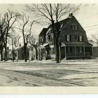 Henry Snow house and Bakery, Pleasant St., 1930.