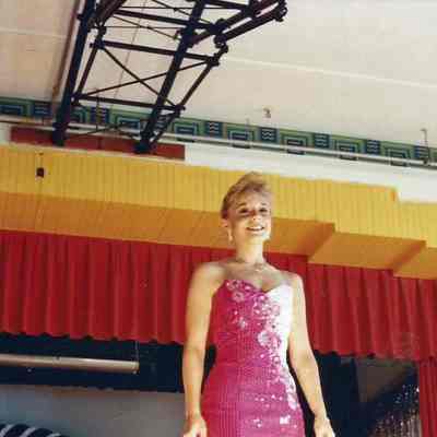 Corrie Pottle, participant #7 in the Gown Competition.