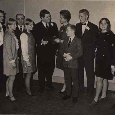 A photo view of a group of people.