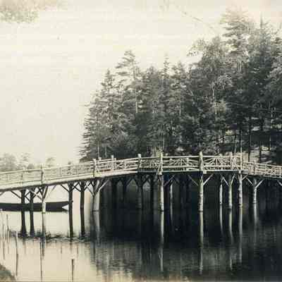 Rustic Bridge at Merrymeeting Park
