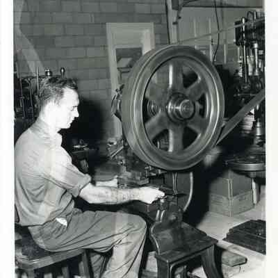 Lucien "Jimmy" Pinette at the Cabot Mill