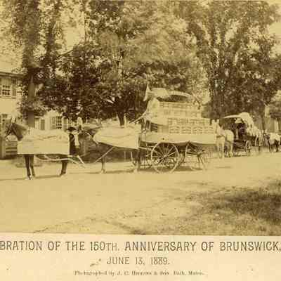 F.C. Webb & Co. Parade Float, 150th Anniversary of Brunswick