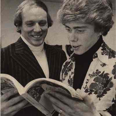 A photo view of Robert Mills & Thomas Yanok. 12/18/1975.