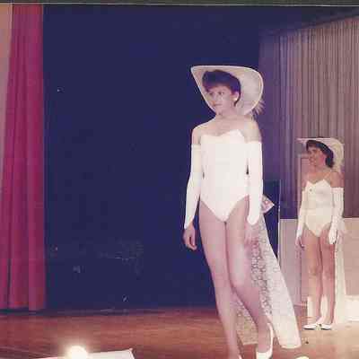 A color photograph of Elizabeth Wentworth Contestant #2 in costume.