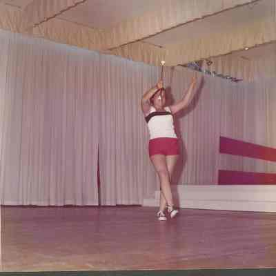 Bernedette Menard performing at the sametime.