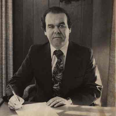A photo view of Morris P. Hebert. 2/22/1979.