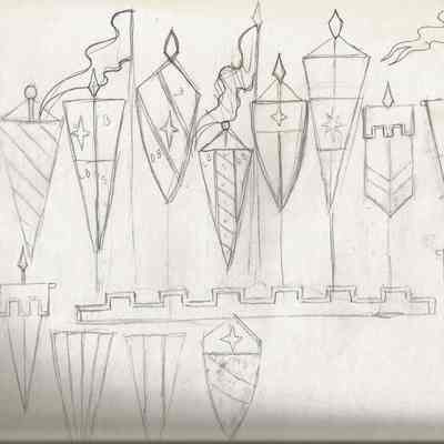 Drawn by Gene Gagne.