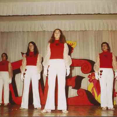 Jane Thiboutot, Debra Jellison, Cathy Morhidge, Cindy Mabb and Edythe Morgan