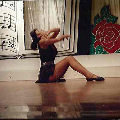 Laurie Deschenes twirling to "Guardian of the light".