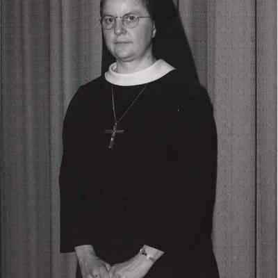 A photo view of Rev. Mother Marie Agnes St. Onge. 6/27/1970.