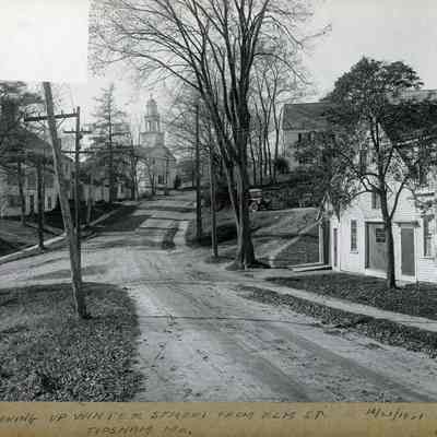 Winter Street in Topsham from Elm Street
