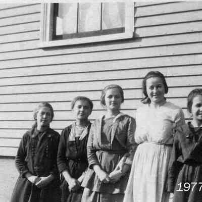 Group of Girls at Pejepscot School