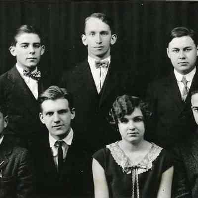 B.H.S. Debate Team, 1925