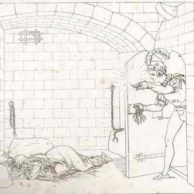 Man Entering Prison Cell