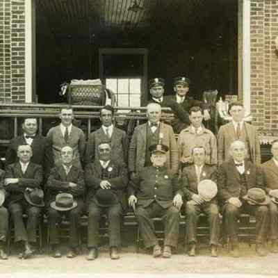 Group of Men at Firehouse