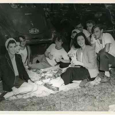 Unidentified Employees at the Verney Mill Picnic