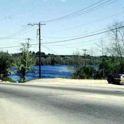Androscoggin River and the Pejepscot Paper Company Mill