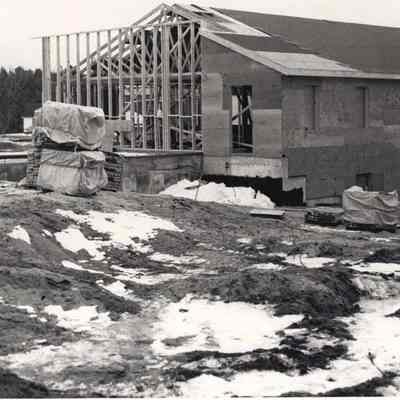Construction of the new United Methodist Church