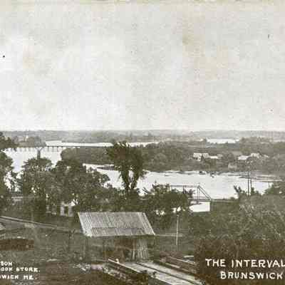 A picture postcard of "The Intervale" in Brunswick.