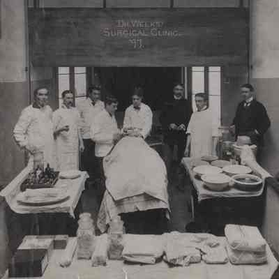 "Dr. Weeks' Surgical Clinic," Bowdoin, 1897