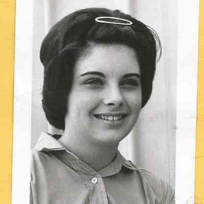 A B/W photograph of Debbie Overlook, contestant #4