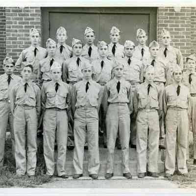 Group of Young Men in Scout Uniforms