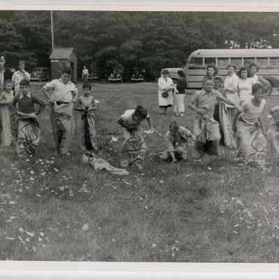 Children's Bag Race at Verney Mill Employee Picnic