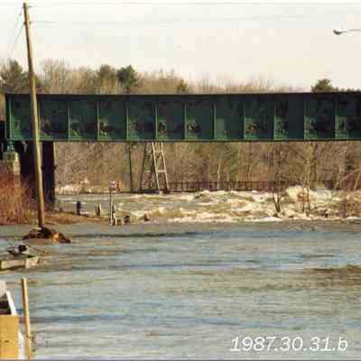 The Black Bridge and Swingimg Bridge