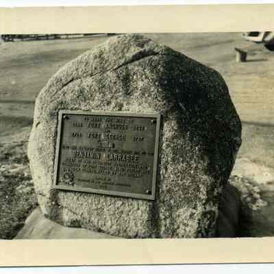 Fort Andross and Fort George Plaque