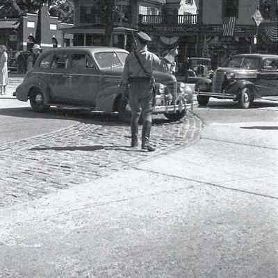 Police Officer Directing Traffic