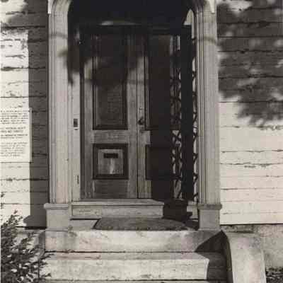 Front Doorway to the Chamberlain Home