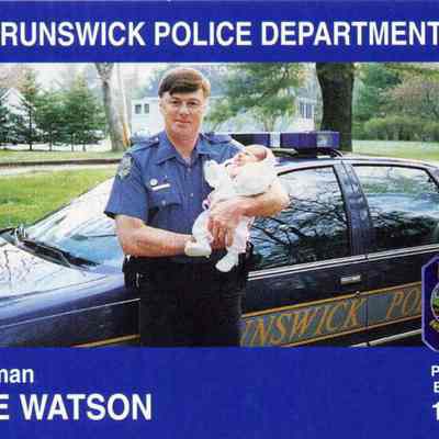 Brunswick Police Department Patrolman Dave Watson