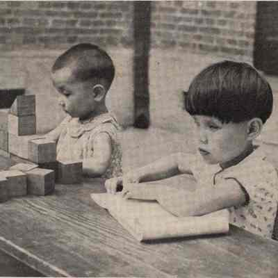 Two Boys at School