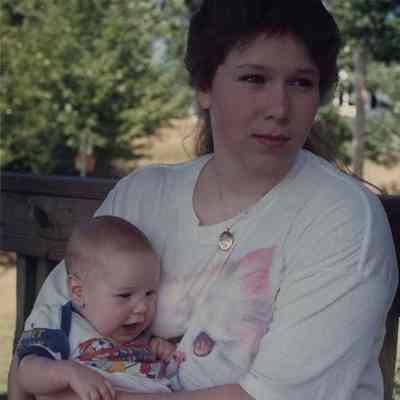 Rene Brown and baby