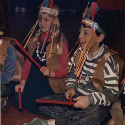 Two children