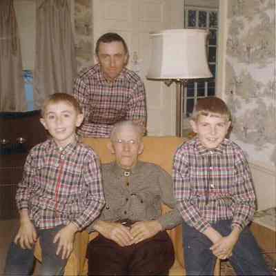 Samuel Holbrook and an Unidentified Man and Two Boys