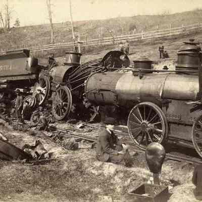 Maine Central Railroad Train Wreck