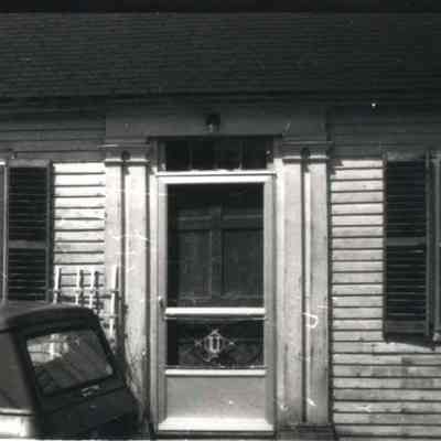Close Up of Door on House on Meadow Road, Topsham